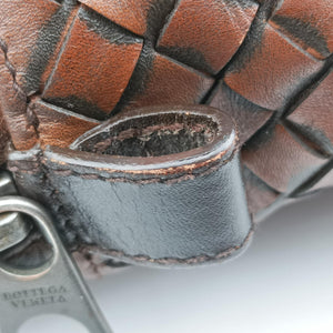 Secondhand Bottega Veneta Intrecciato Brown lambskin handbag | stylenewstar