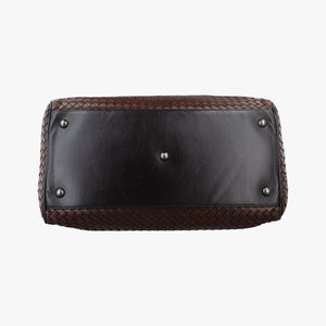 Secondhand Bottega Veneta Intrecciato Brown lambskin handbag | stylenewstar