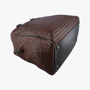 Secondhand Bottega Veneta Intrecciato Brown lambskin handbag | stylenewstar