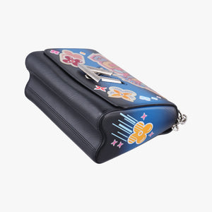 Secondhand Louis Vuitton Twist MM Multicolor ×Black Epi shoulderbag | stylenewstar