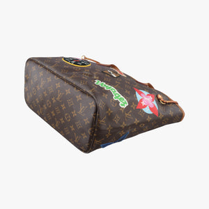 Secondhand Louis Vuitton Neverfull MM brown×multi Monogram Canvas M43988 shoulderbag | stylenewstar