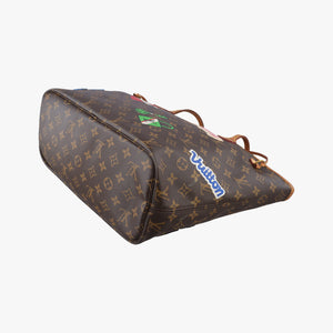 Secondhand Louis Vuitton Neverfull MM brown×multi Monogram Canvas M43988 shoulderbag | stylenewstar