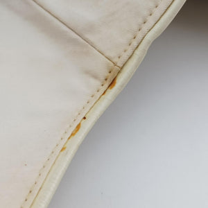 Pre-owned Christian Dior Saddle White Nylon × Leather shoulderbag | stylenewstar