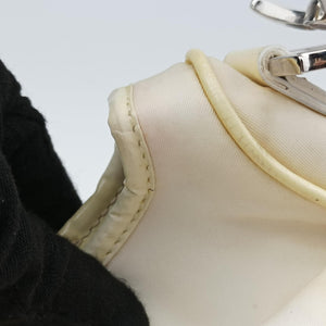 Pre-owned Christian Dior Saddle White Nylon × Leather shoulderbag | stylenewstar