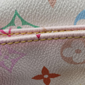Vintage Louis Vuitton Petit NOe white Monogram Multicolor M42229 shoulderbag | stylenewstar