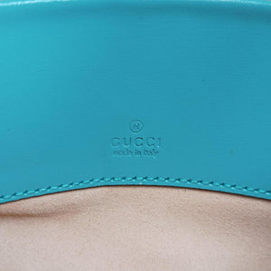 Secondhand Gucci JACKIE 1961 Blue Leather 637091 shoulderbag | stylenewstar
