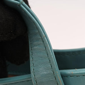 Secondhand Gucci JACKIE 1961 Blue Leather 637091 shoulderbag | stylenewstar