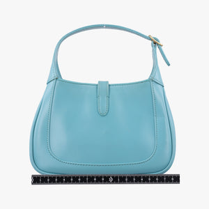 Secondhand Gucci JACKIE 1961 Blue Leather 637091 shoulderbag | stylenewstar