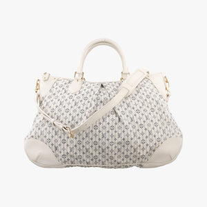 Pre-owned Louis Vuitton Marina GM Blanc Monogram Mini Lin Croisette M95492 shoulderbag | stylenewstar