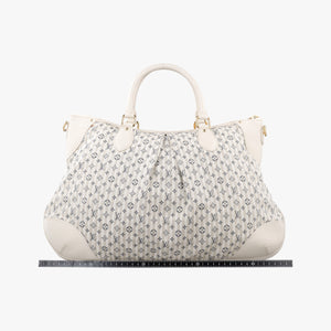 Pre-owned Louis Vuitton Marina GM Blanc Monogram Mini Lin Croisette M95492 shoulderbag | stylenewstar