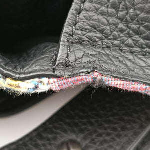 Pre-owned Christian Dior DIOR AND KENNY SCHARF Saddle Soft Multicolor Jacquard Canvas × Grained Calfskin shoulderbag | stylenewstar
