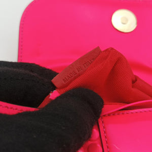 Vintage Christian Louboutin Sweet Charity Scarabe Spike Rose Leather shoulderbag | stylenewstar