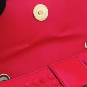 Vintage Christian Louboutin Sweet Charity Scarabe Spike Rose Leather shoulderbag | stylenewstar