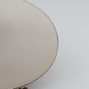 Pre-owned Christian Dior Saddle White Leather handbag | stylenewstar