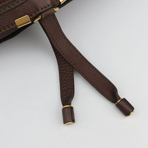 Pre-owned Chloe Mercy Brown Leather shoulderbag | stylenewstar