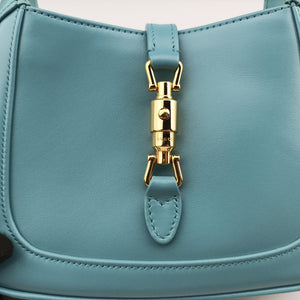 Secondhand Gucci JACKIE 1961 Blue Leather 637091 shoulderbag | stylenewstar