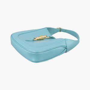 Secondhand Gucci JACKIE 1961 Blue Leather 637091 shoulderbag | stylenewstar