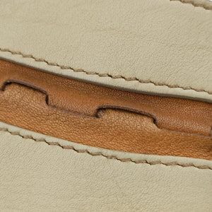 Secondhand Christian Dior Gaucho Beige Leather shoulderbag | stylenewstar