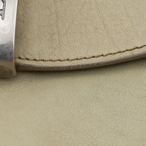 Secondhand Christian Dior Gaucho Beige Leather shoulderbag | stylenewstar