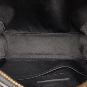 Pre-owned Louis Vuitton SAINTONGE brown×Noir Monogram Canvas×calf leather M43555 shoulderbag | stylenewstar