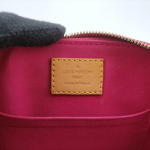 Pre-owned Louis Vuitton Alma BB pomme d'amour Monogram Vernis M91606 shoulderbag | stylenewstar