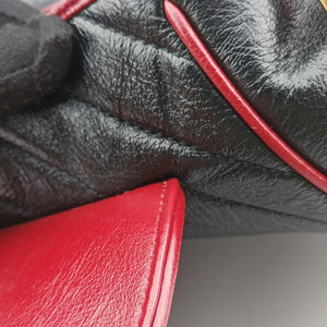 Secondhand Gucci GG Marmont Black×red Leather 498109 shoulderbag | stylenewstar