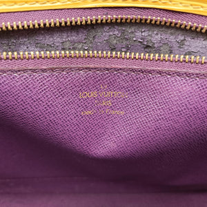 Pre-owned Louis Vuitton MONCEAU 28 Tassil Yellow Epi M52129 handbag | stylenewstar