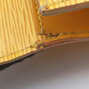 Pre-owned Louis Vuitton MONCEAU 28 Tassil Yellow Epi M52129 handbag | stylenewstar