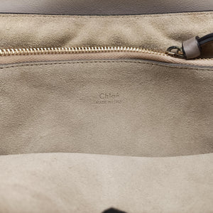 Pre-owned Chloe FAYE Beige Suede × leather shoulderbag | stylenewstar