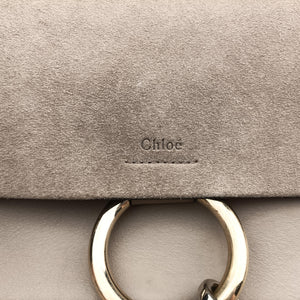 Pre-owned Chloe FAYE Beige Suede × leather shoulderbag | stylenewstar