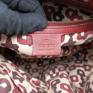 Pre-owned Gucci Babouska Red Leather 207297 shoulderbag | stylenewstar