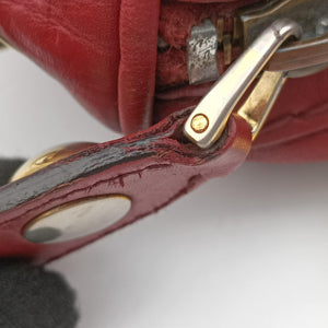 Pre-owned Gucci Babouska Red Leather 207297 shoulderbag | stylenewstar