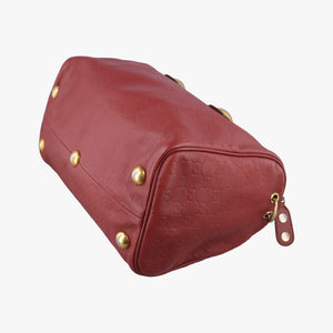 Pre-owned Gucci Babouska Red Leather 207297 shoulderbag | stylenewstar