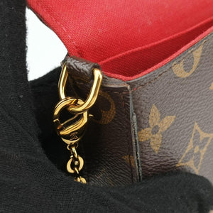 Vintage Louis Vuitton Felicie Pochette Brown×Multicolor Monogram Canvas M62145 shoulderbag | stylenewstar