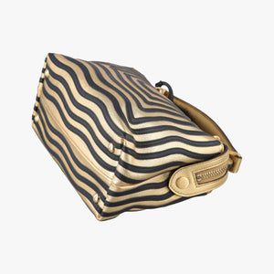 Pre-owned Fendi Dotcom Click Small Golden Leather 8BN299 shoulderbag | stylenewstar