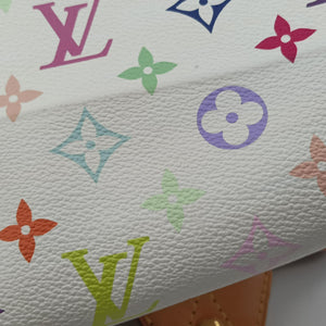 Pre-owned Louis Vuitton URSULA white Monogram Multicolor M40123 shoulderbag | stylenewstar