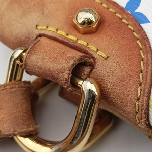 Pre-owned Louis Vuitton CLAUDIA white Monogram Multicolor M40193 shoulderbag | stylenewstar