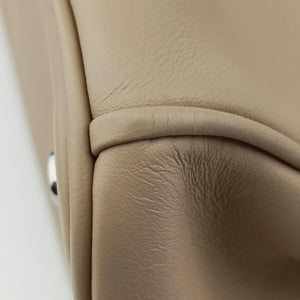 Pre-owned Christian Dior Diorissimo Beige Leather shoulderbag | stylenewstar