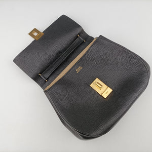 Pre-owned Chloe DREW Black Leather shoulderbag | stylenewstar