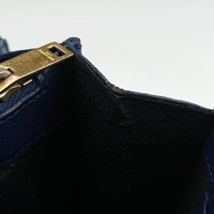 Pre-owned Yves Saint Laurent MONOGRAM Navy Caviar 377828 shoulderbag | stylenewstar