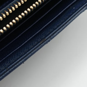 Pre-owned Yves Saint Laurent MONOGRAM Navy Caviar 377828 shoulderbag | stylenewstar