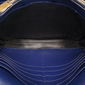 Pre-owned Yves Saint Laurent MONOGRAM Navy Caviar 377828 shoulderbag | stylenewstar