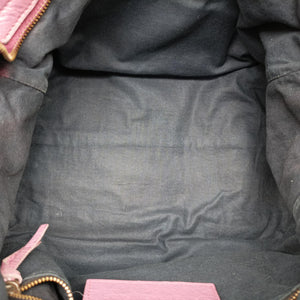 Pre-owned Balenciaga Giant City Purple lambskin shoulderbag | stylenewstar
