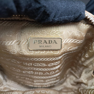 Secondhand Prada Mini Bauletto Golden Metallic Vitello Leather BL0705 shoulderbag | stylenewstar