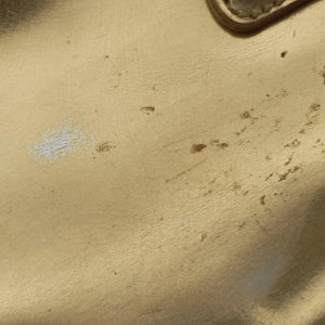 Secondhand Prada Mini Bauletto Golden Metallic Vitello Leather BL0705 shoulderbag | stylenewstar