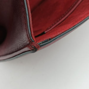 Vintage Valentino Rockstud Glam Lock Red Leather shoulderbag | stylenewstar