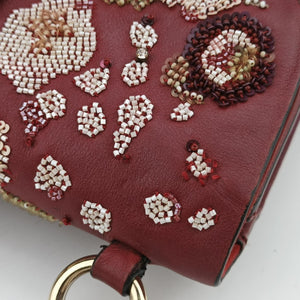 Vintage Valentino Rockstud Glam Lock Red Leather shoulderbag | stylenewstar