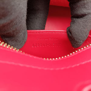 Pre-owned Yves Saint Laurent Y Ligne Petit Cabas Red Leather 311210 handbag | stylenewstar