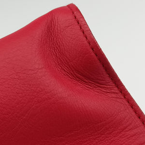 Pre-owned Yves Saint Laurent Y Ligne Petit Cabas Red Leather 311210 handbag | stylenewstar