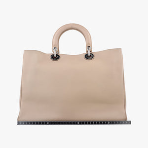 Pre-owned Christian Dior Diorissimo Beige Leather shoulderbag | stylenewstar